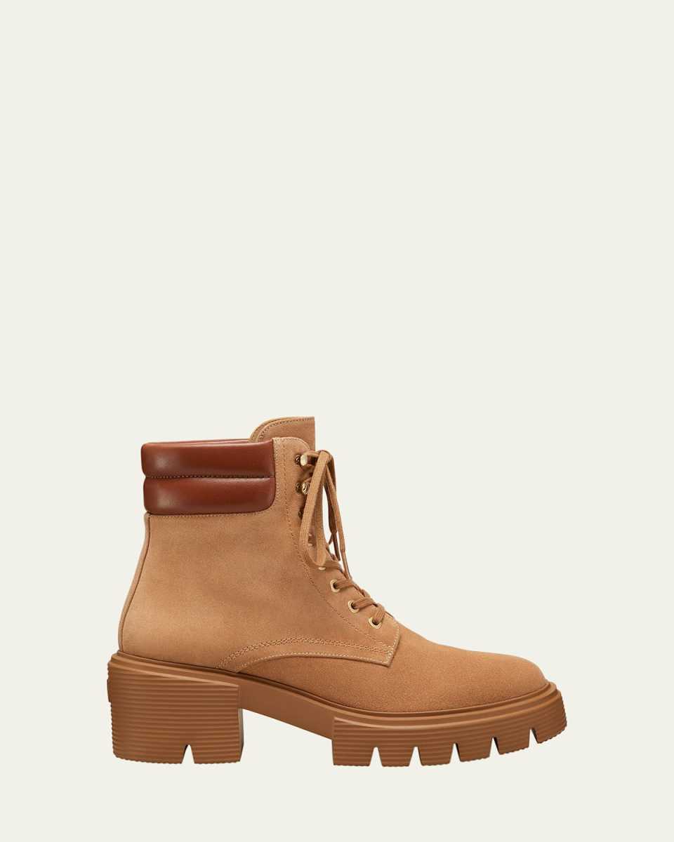 Soho Suede Lace-Up Booties